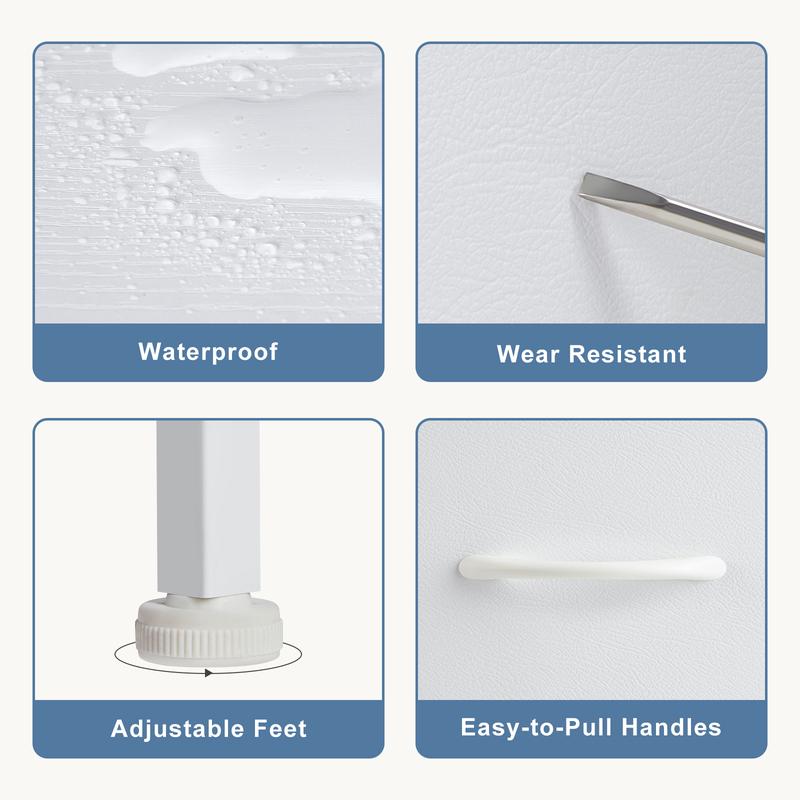 5 Drawer Fabric Storage Dresser for Bedroom, Closet & Entryway