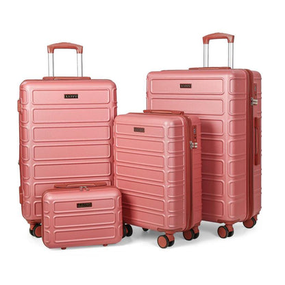 4 Piece Luggage Set with TSA Lock, Expandable Hardshell Spinner Wheels