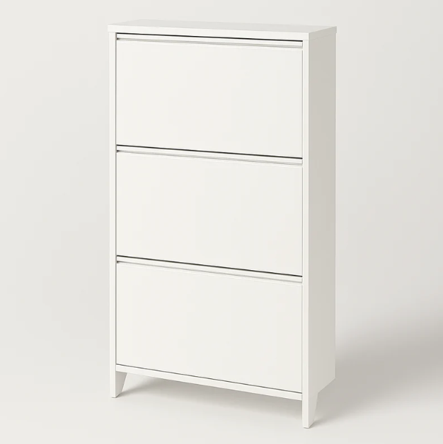 Ez Thin Wooden Shoe Rack – 3 Doors